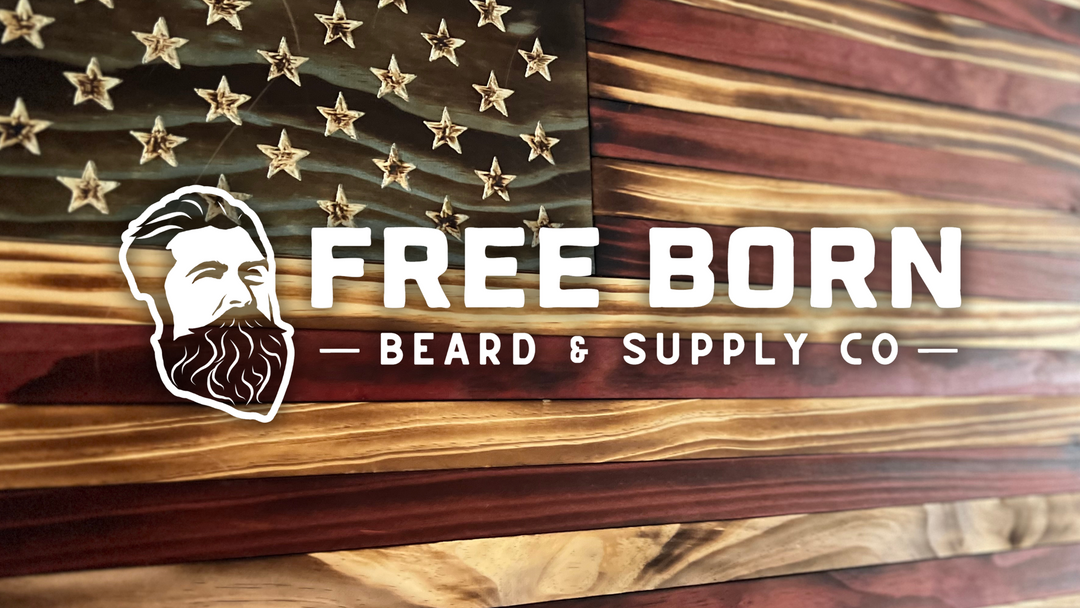 Free Born Beard American Flag