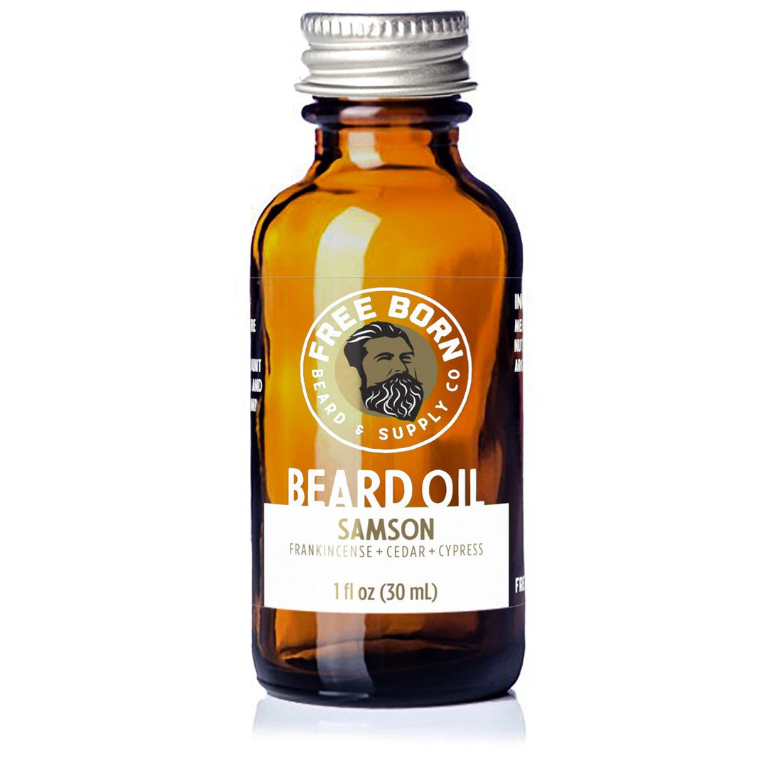 Samson Beard Oil - Frankincense + Cedar + Cypress