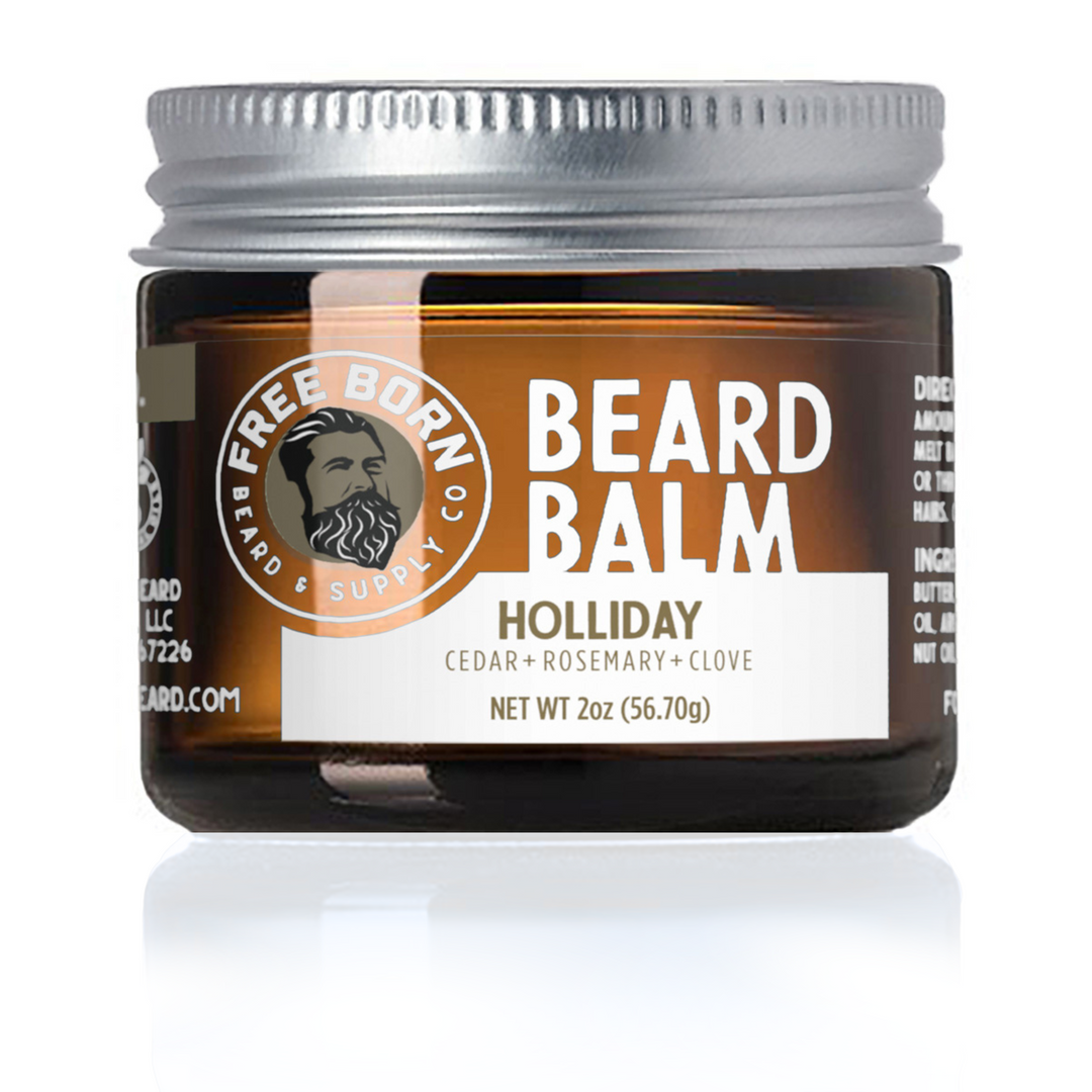 Holliday Beard Balm - Cedar + Rosemary + Clove